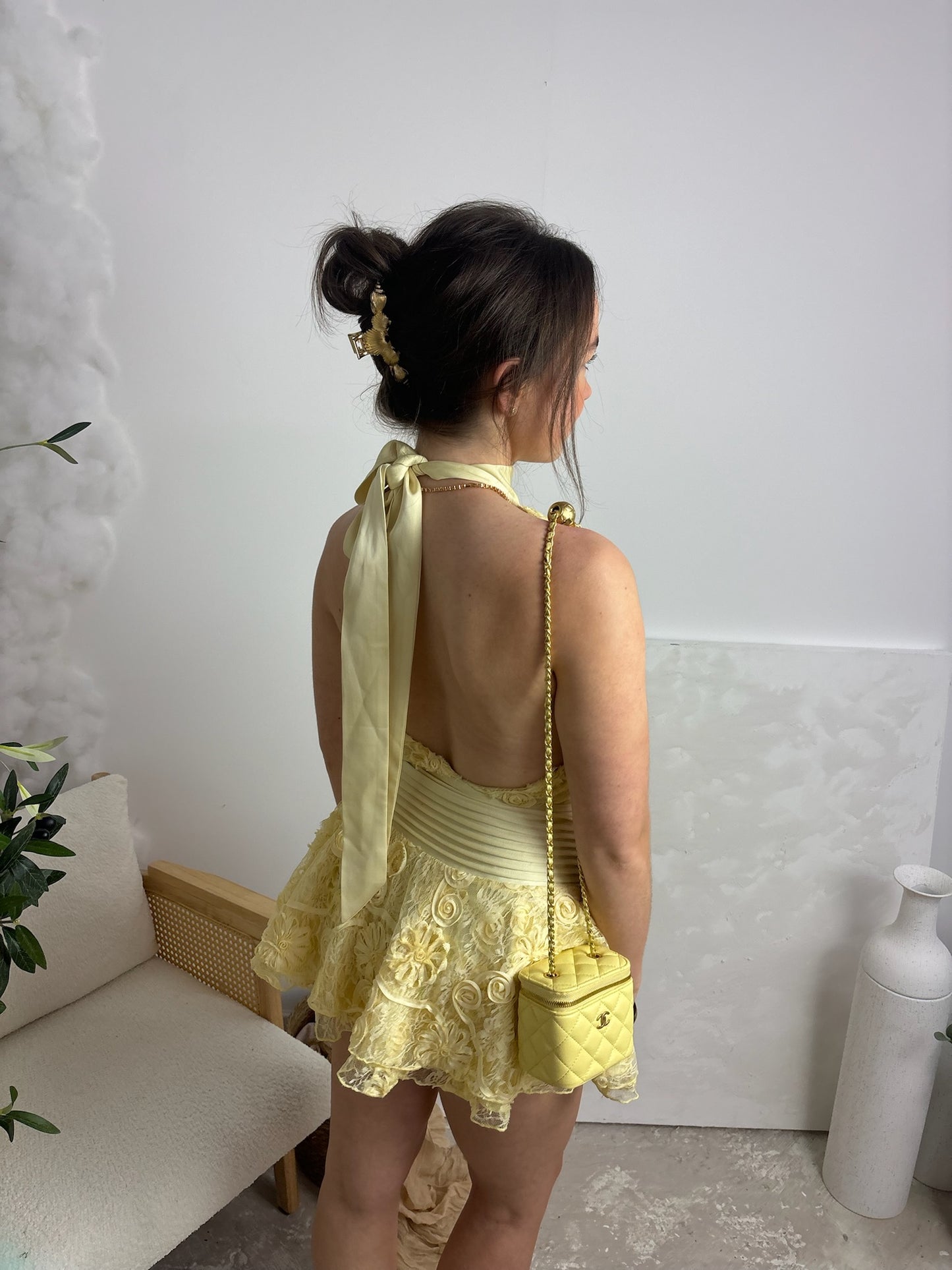 Dolce Dress in Limoncello Yellow